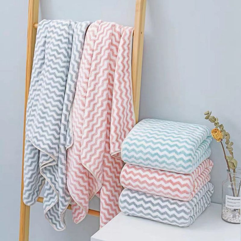 Coral Fleece Bath Towels