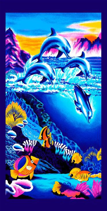 Microfiber printed beach towels custom design