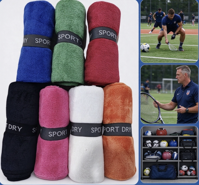 microfiber gym towels for sports clubs 