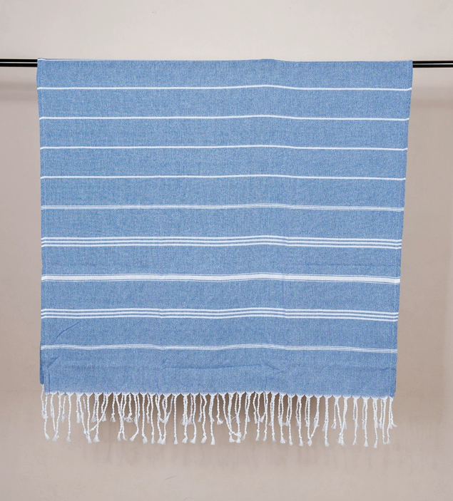 Striped Cotton Tassel Travel Towel Manufacturer– Compact, Fast Drying & Colorful Design