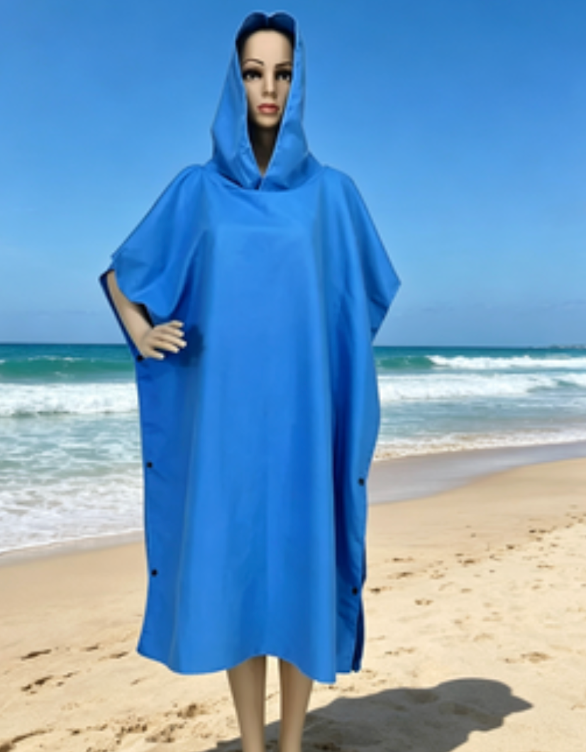 Custom Adult Microfiber Hooded Towel Poncho Manufacturer