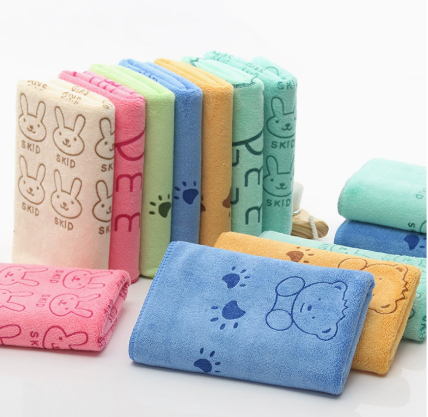 Soft Microfiber Printed Hand Towels Look | Beautiful, Vibrant Decorative Towels for Guest Bathroom