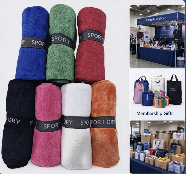 microfiber gym towels for fitness events