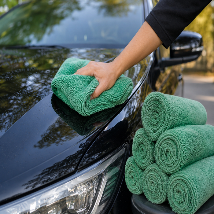 Premium Twisted Yarn Long Pile Microfiber Towels