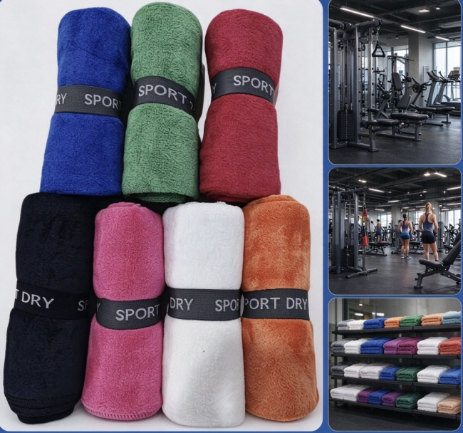 microfiber sports towels for gyms and fitness centers
