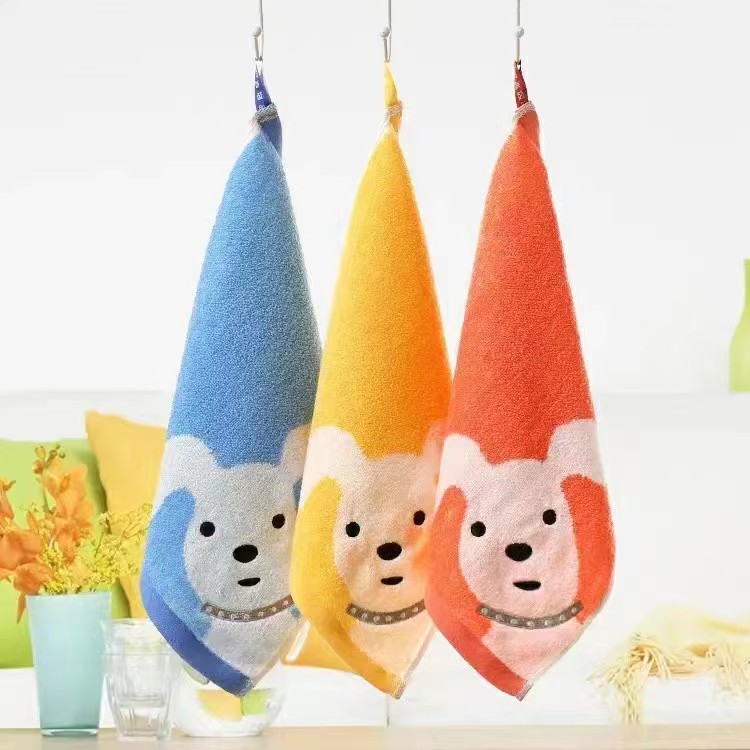 100% Cotton Jacquard Face Towels Children Towels