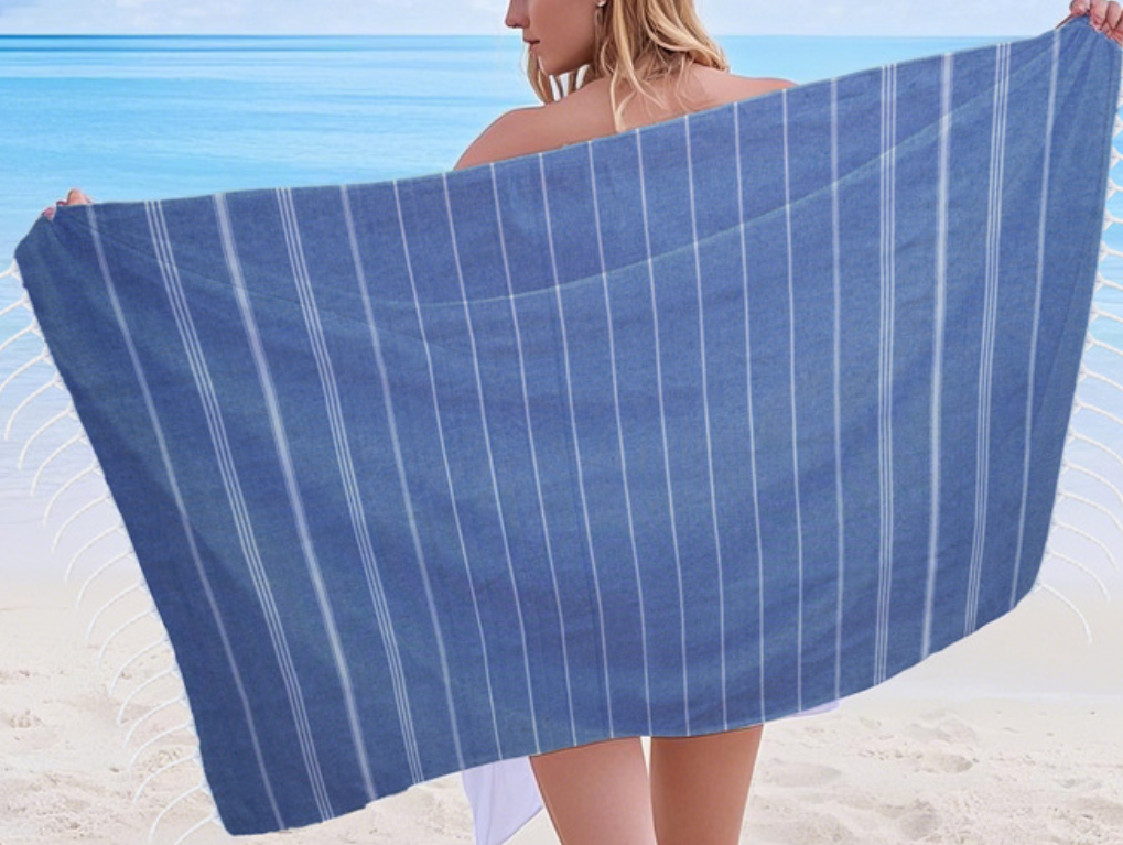 Turkish Cotton Tassel Beach Towel wholesale / Lightweight, Compact & Quick Dry Travel Towel