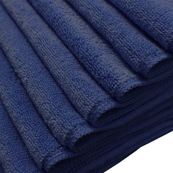 Navy Blue Color Microfibre Towels For Multi Purpose Use Fresh Goods