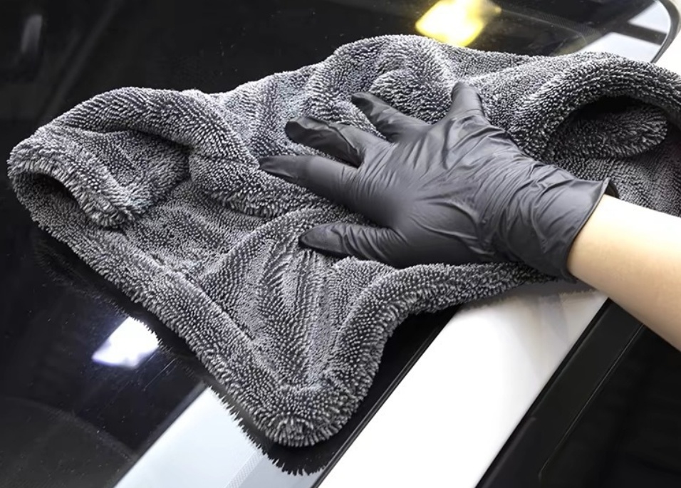 Microfibr Twisted Yarn Loop Pile Detailing Towels  