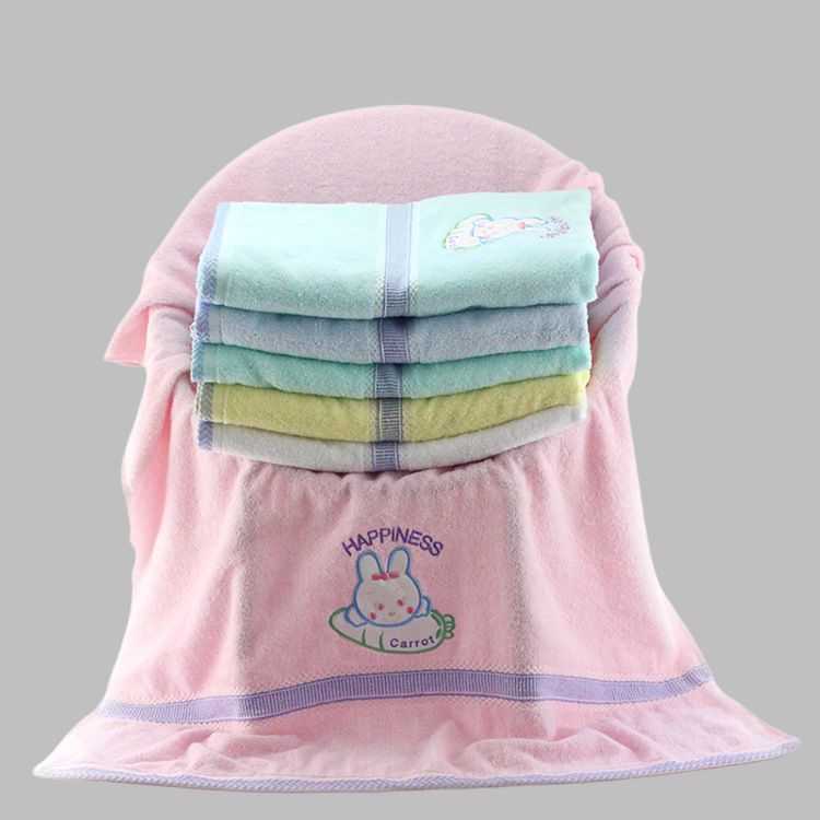 Large Size Cotton Bath Towels With Embroidery Logo
