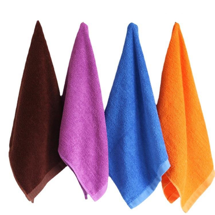 Cotton Solid Color Plain Weave Hand Towels