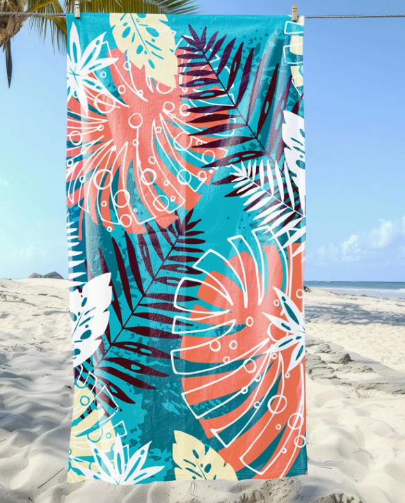 Wholesale Microfiber Beach Towels custom design / laurey microfiber towels supplier