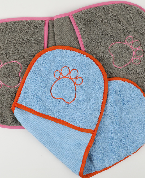 microfiber pet drying towels from pet towels factory