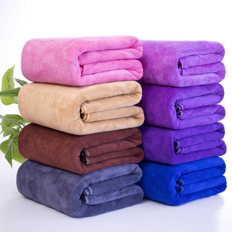 400gsm microfibe brush side bath towels